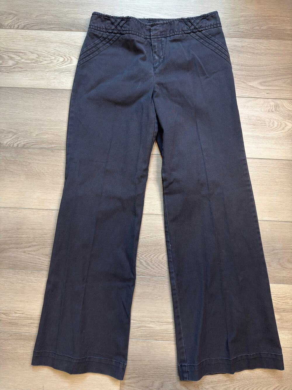 Y2K 2005 Gap Stretch Vintage Low Rise Bootcut Casual Preppy Pants 6